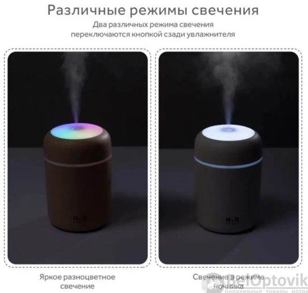 Аромадиффузор светодиодный (увлажнитель воздуха ароматический) Humidfier DQ-107, 300  ml (220V)